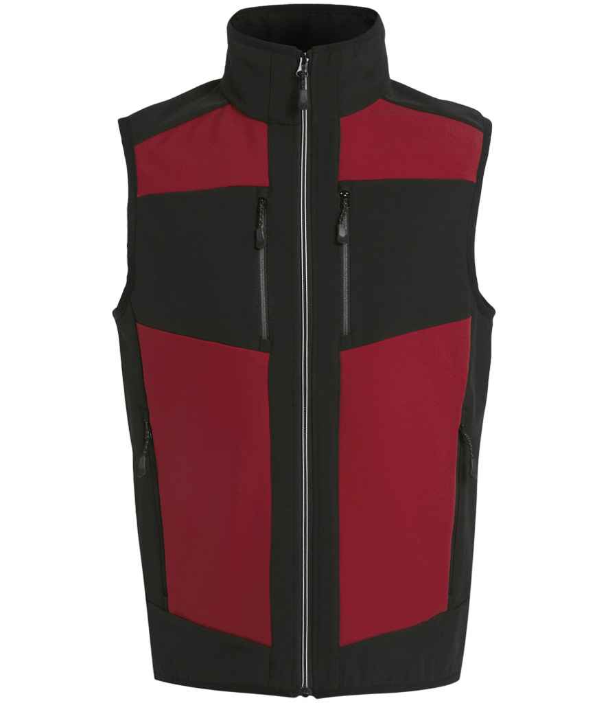 Regatta E-Volve Two Layer Soft Shell Bodywarmer - Classic Red/Black